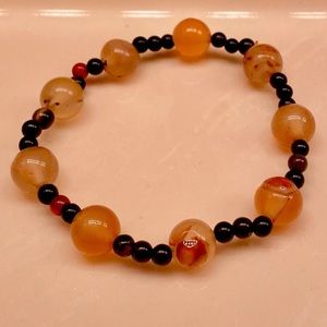 Agate single layer bracelet